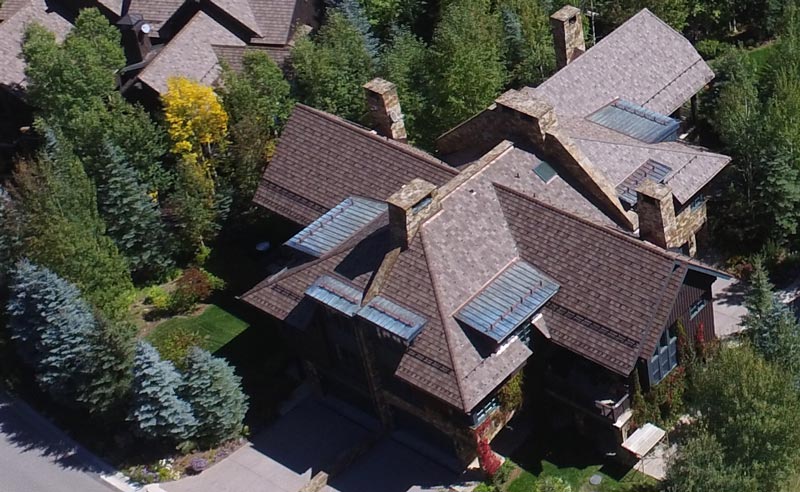 Aspen roofing contractors large residential project