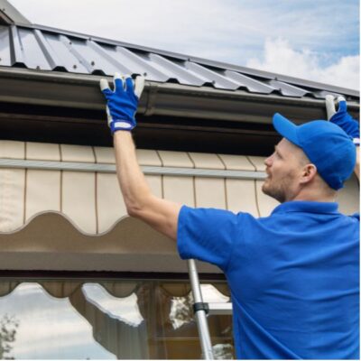 Gutter pricing at altitude isn't the same as a flat suburban quote. Material choice (seamless aluminum, copper, or non-combustible options required in some WUI zones), oversized profiles for high snowmelt volume, roof access and staging on steep mountain lots, and any HOA or historic district material restrictions all factor in before a single piece is fabricated. We provide a written estimate after inspection, broken out so you can see what you're paying for, not a single lump number.